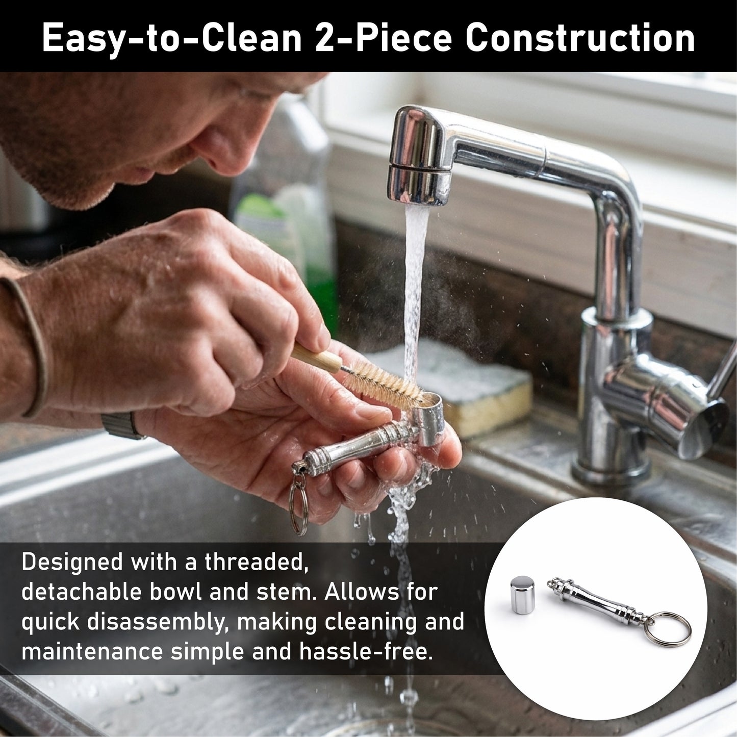 ComfortCornerUs™ FlashTube Alloy Keychain Tool