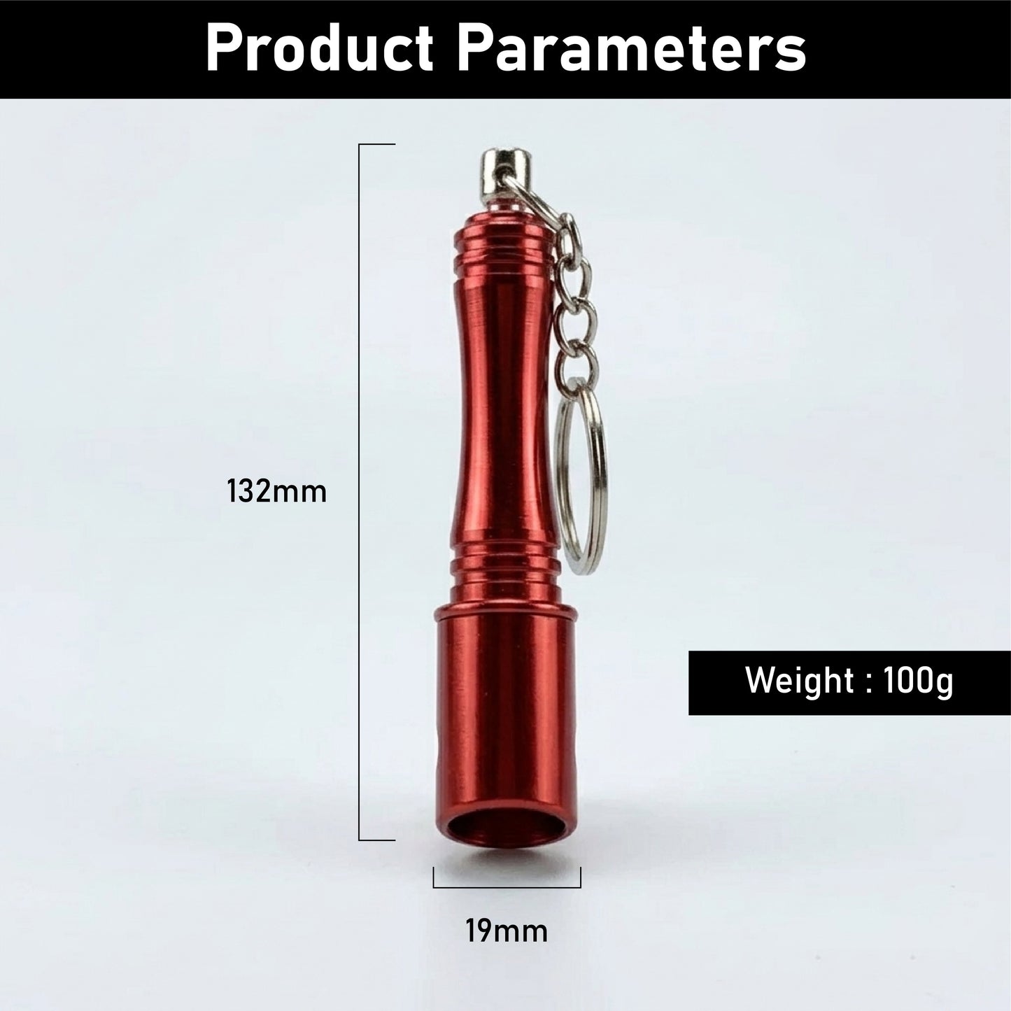 ComfortCornerUs™ FlashTube Alloy Keychain Tool