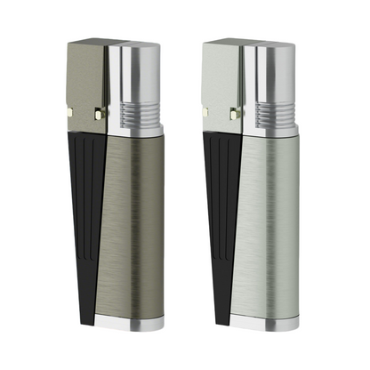 ComfortCornerUs™ Fold-Away 2-in-1 Metal Lighter Combo