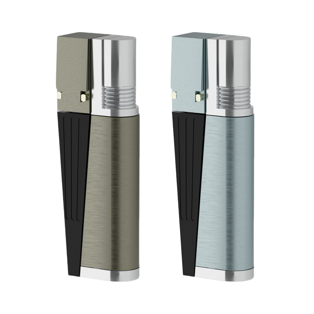 ComfortCornerUs™ Fold-Away 2-in-1 Metal Lighter Combo