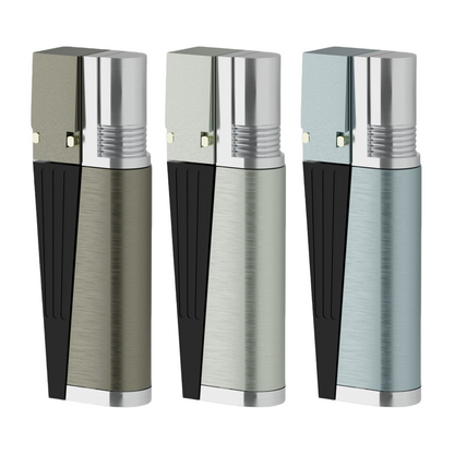 ComfortCornerUs™ Fold-Away 2-in-1 Metal Lighter Combo