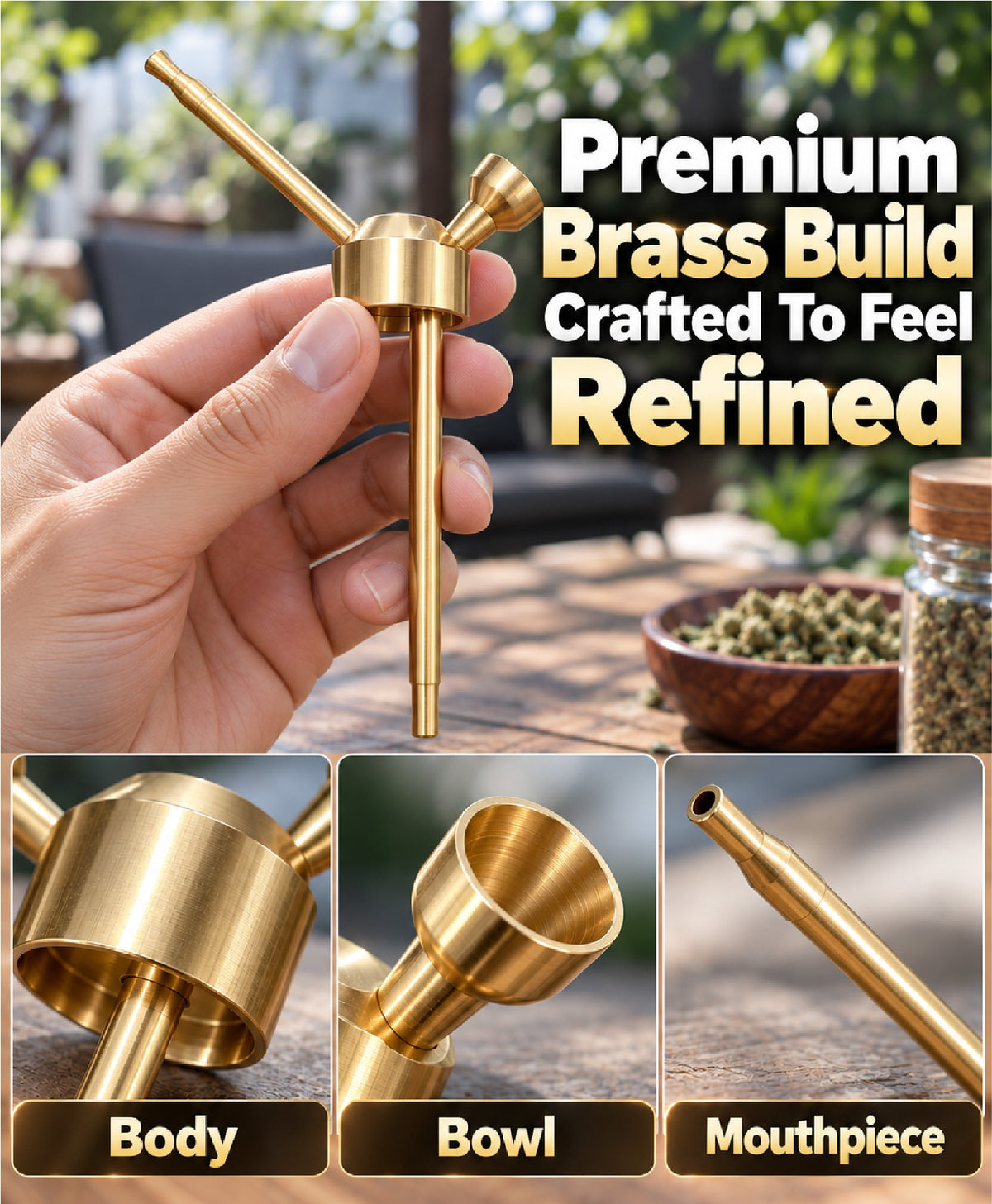 ComfortCornerUs™ FreeFit Aqua Versa Brass Bottle Tool