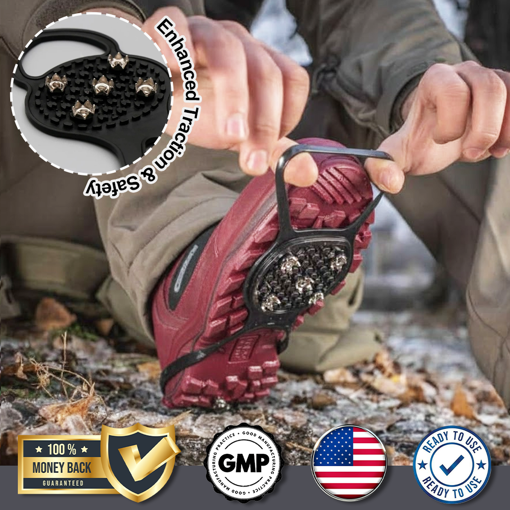 ComfortCornerUs™ FrostGrip Universal Safety Traction Cleats