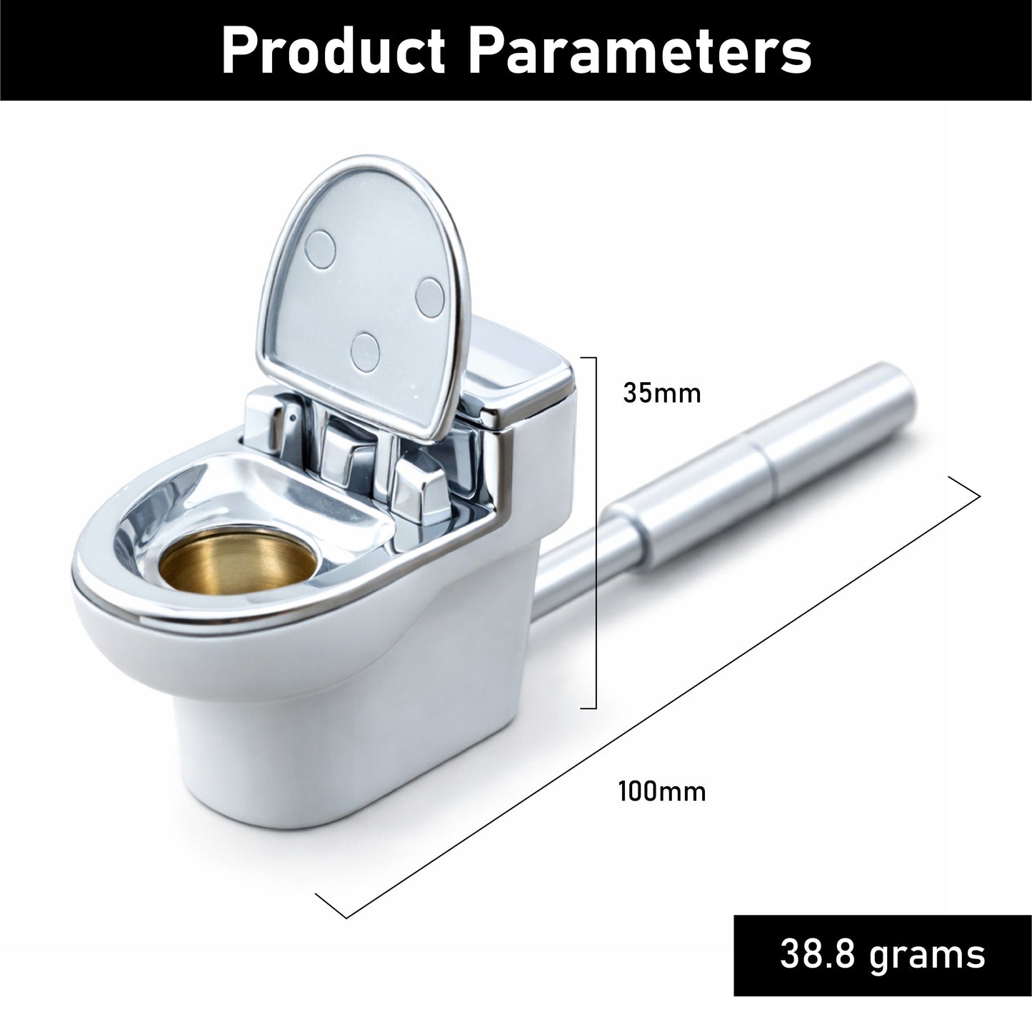 ComfortCornerUs™ FunFlush Mini Toilet Alloy Tool