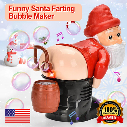 ComfortCornerUs™ Funny Santa Farting Bubble Maker