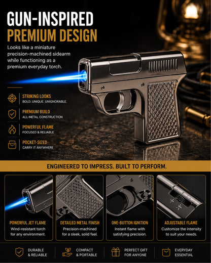 ComfortCornerUs™ GearStrike Utility Storage Torch Lighter