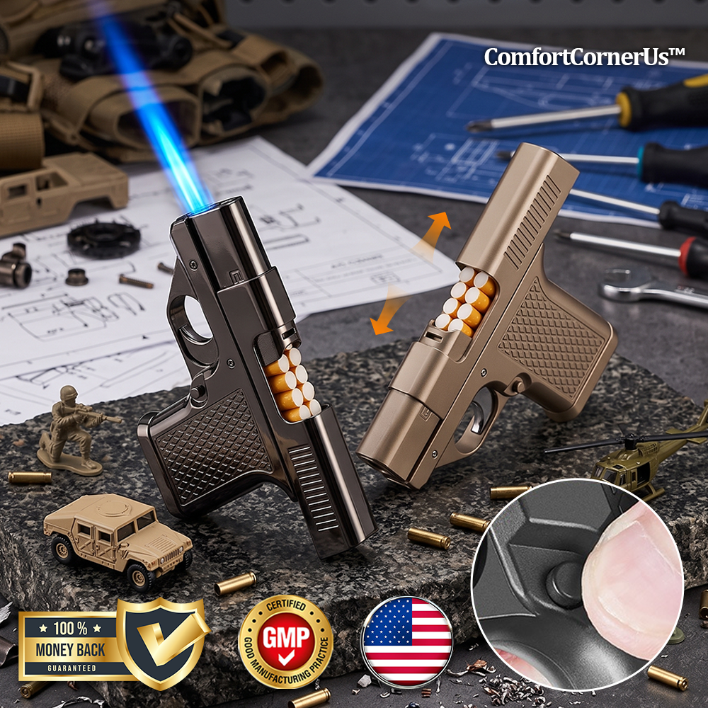 ComfortCornerUs™ GearStrike Utility Storage Torch Lighter
