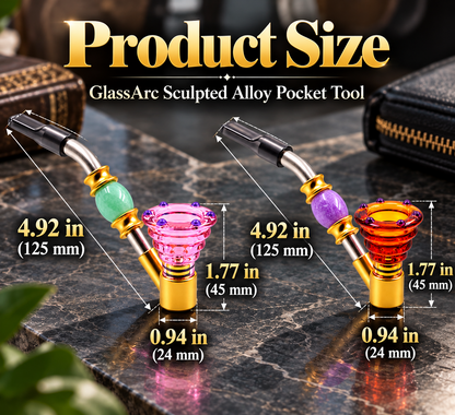 ComfortCornerUs™ GlassArc Sculpted Alloy Pocket Tool