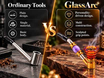 ComfortCornerUs™ GlassArc Sculpted Alloy Pocket Tool