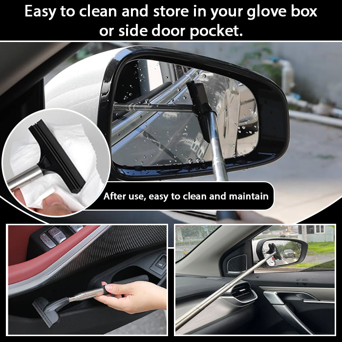 ComfortCornerUs™ GlidePro Mini Extendable Mirror Wiper