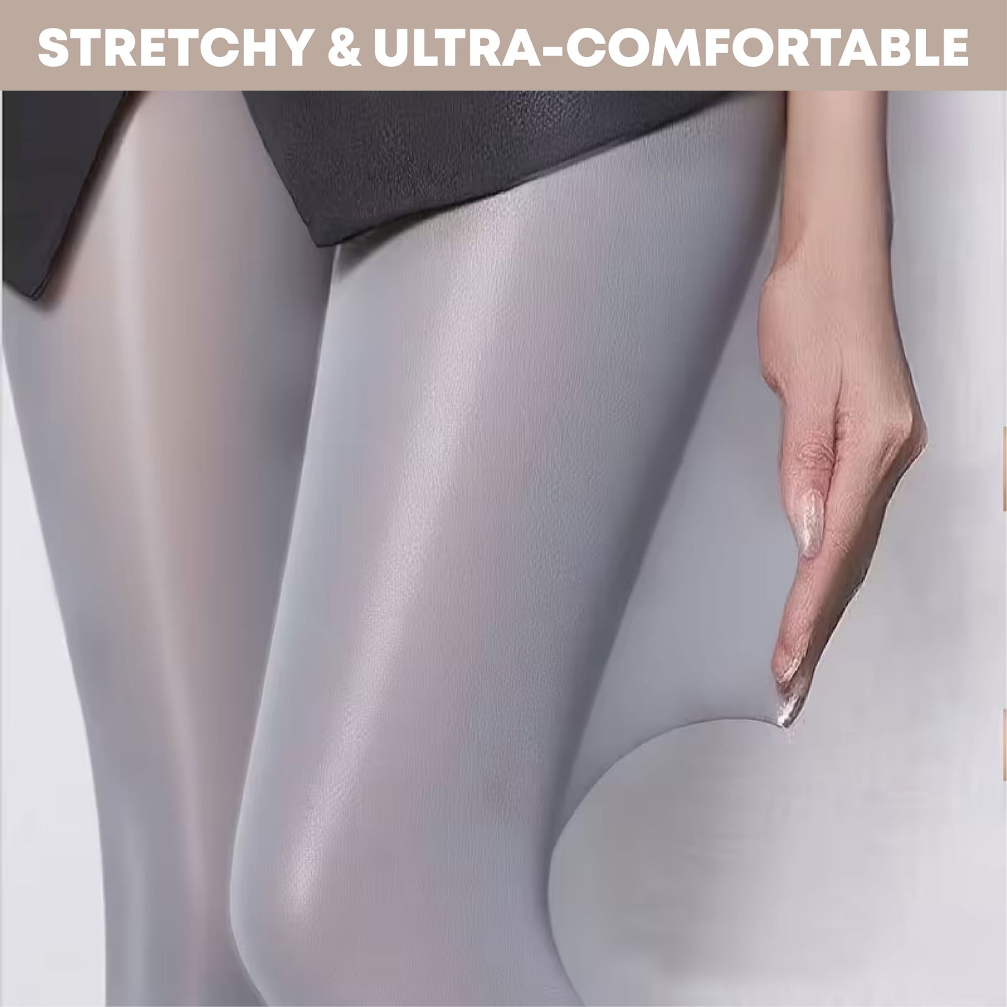 🔥TikTok Hot Sellers - ComfortCornerUs™ GlossSilk Oil-Shine Thigh-Highs Stockings/ Pantyhose (Copy)