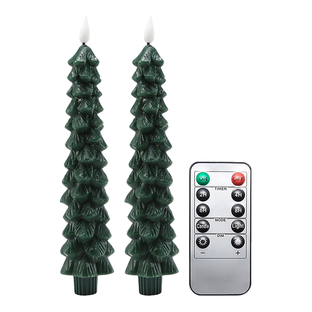 1 Set (2 Candles +1 Remote)