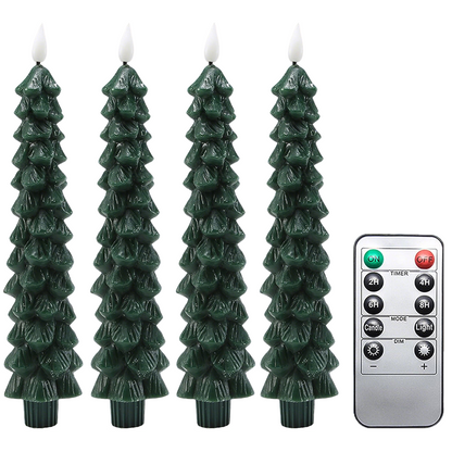 🔥TikTok Hot Sellers- ComfortCornerUs™ GlowLite Flameless Christmas Taper Candles