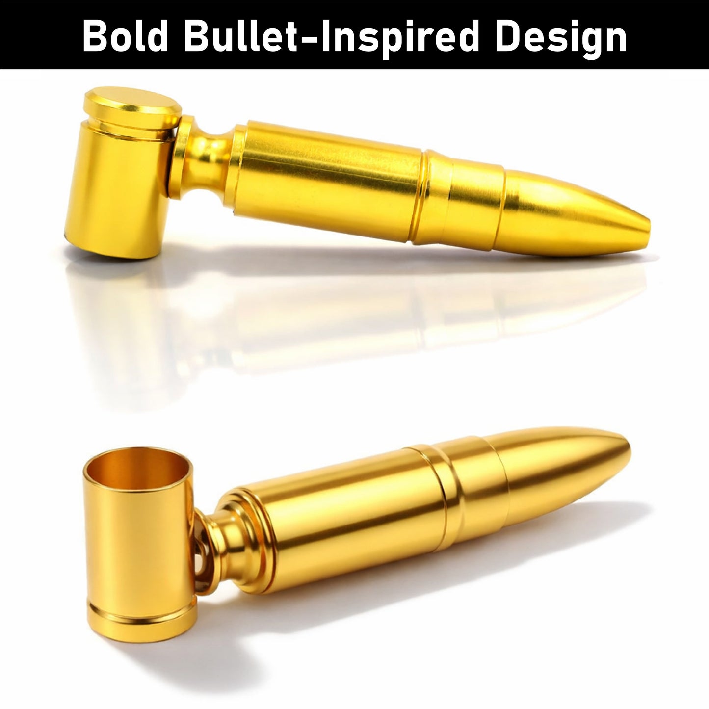 ComfortCornerUs™ GoldStrike Mini Bullet Alloy Companion