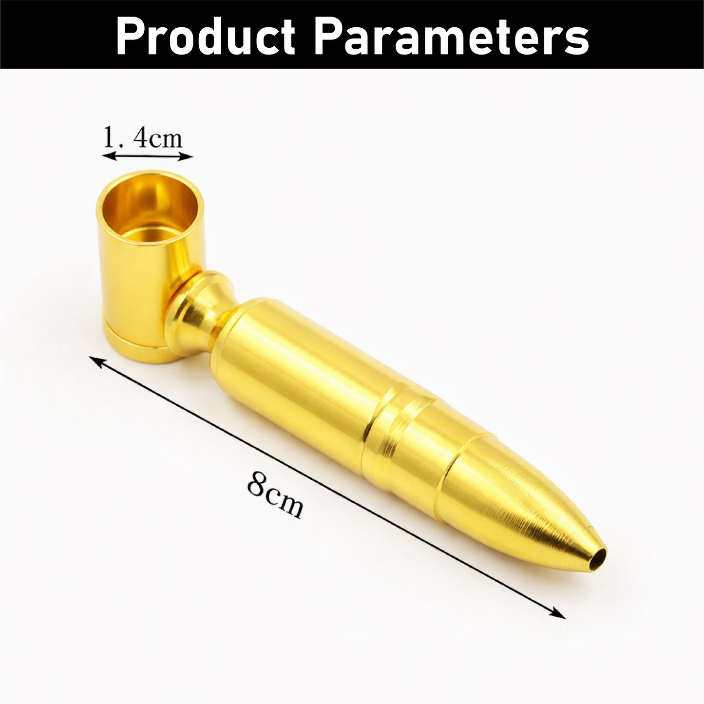 ComfortCornerUs™ GoldStrike Mini Bullet Alloy Companion