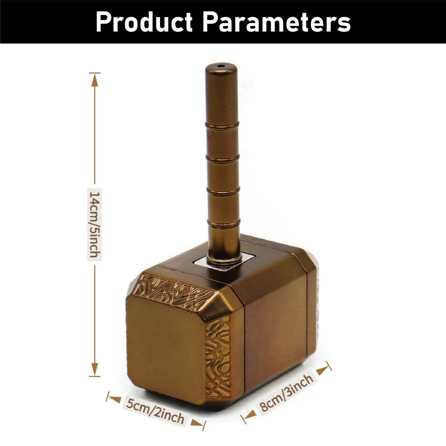 ComfortCornerUs™ HammerGrind 2-in-1 Alloy Grinder Combo