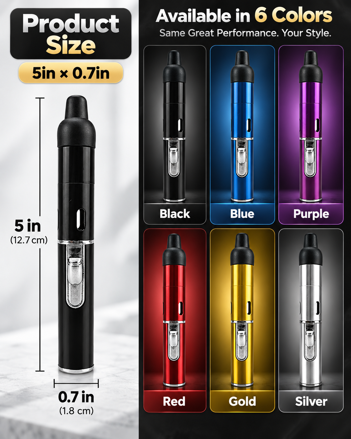 ComfortCornerUs™ HandyFlame 2-in-1 Alloy Lighter Tool