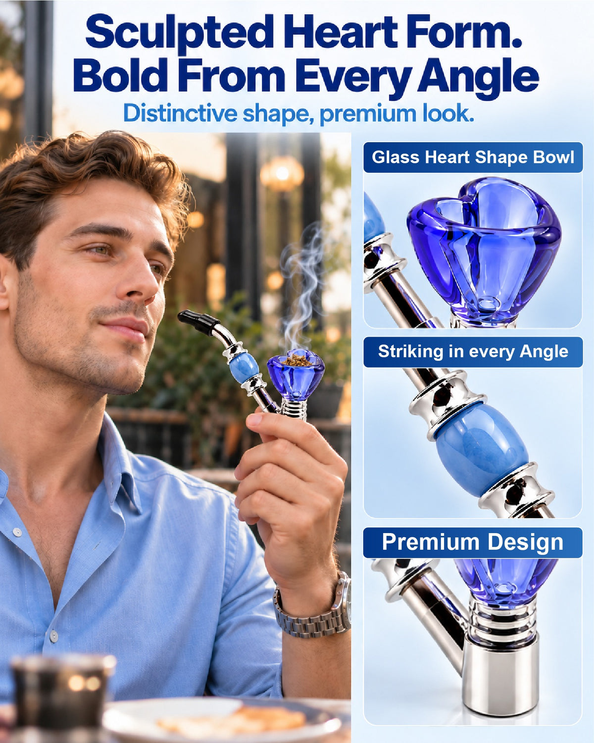 Sculpted Heart Shape. Bold From Every Angle.
