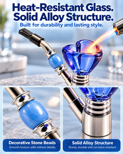 ComfortCornerUs™ HeartCore Sculpted Glass Alloy Pocket Tool