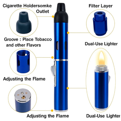 ComfortCornerUs™ Herbal Slim Pen Metal Lighter