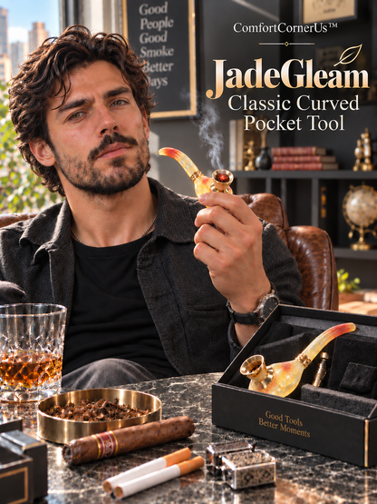 ComfortCornerUs™ JadeGleam Classic Curved Pocket Tool