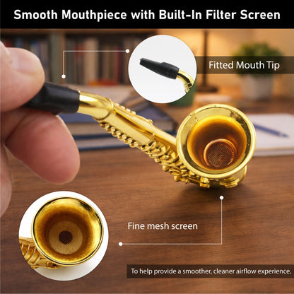 ComfortCornerUs™ JazzMini Sax-Style Alloy Accessory