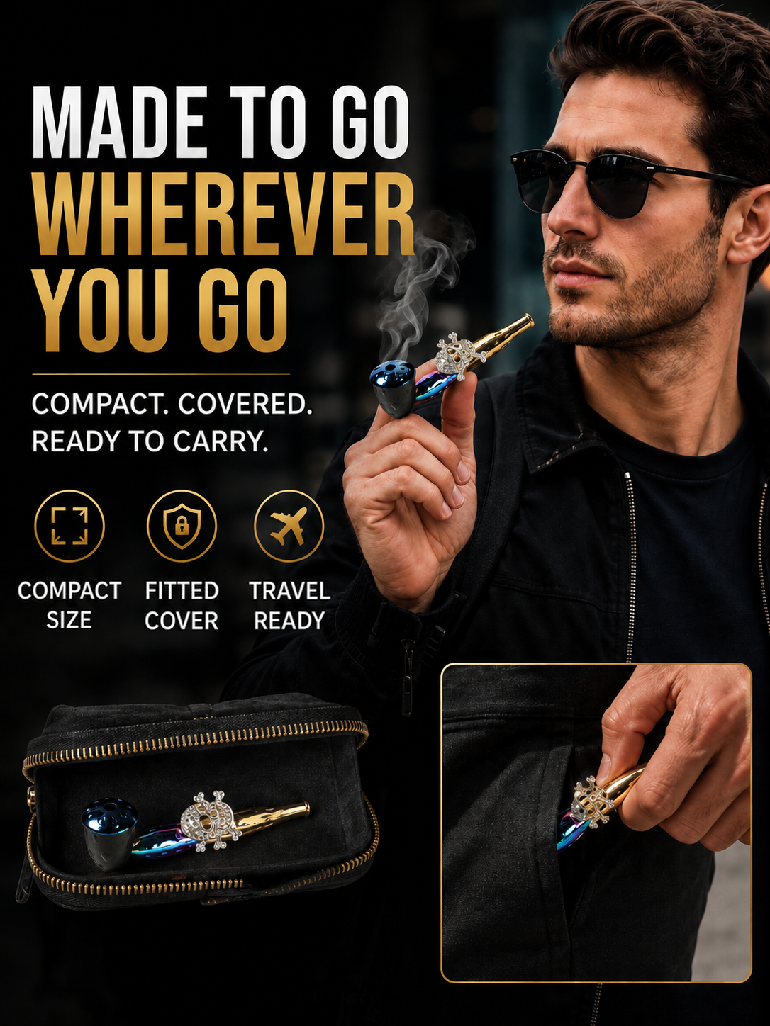 ComfortCornerUs™ JewelEmblem Iridescent Alloy Tool