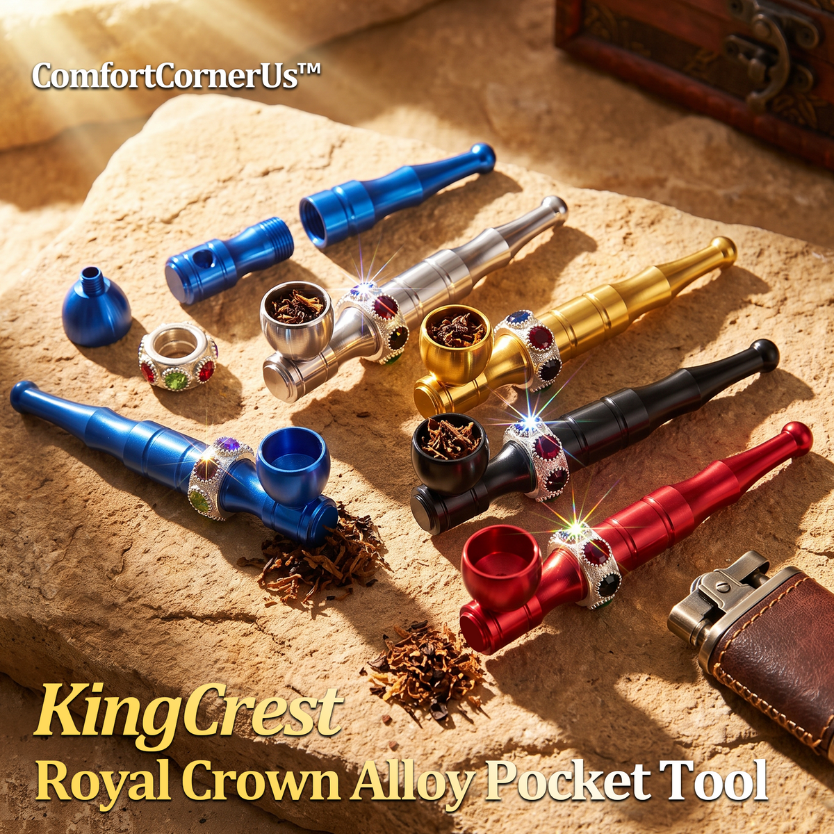 ComfortCornerUs™ KingCrest Royal Crown Alloy Pocket Tool