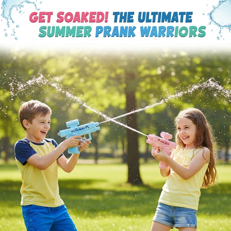 ComfortCornerUs™ LaughJet Dual-Trigger Prank Water Gun