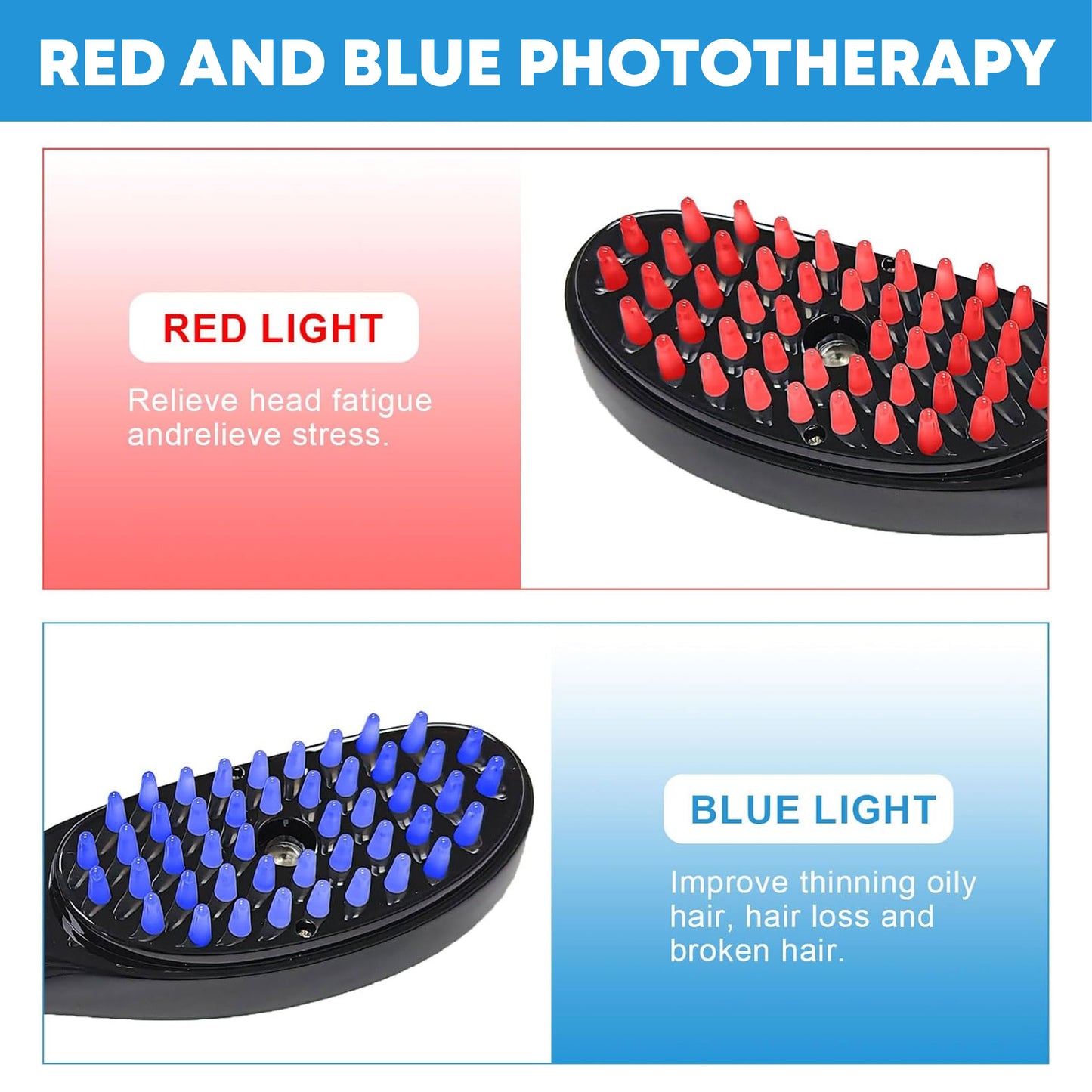 🔥TikTok Hot Sellers - ComfortCornerUs™ LightStim Scalp Therapy Massage Comb