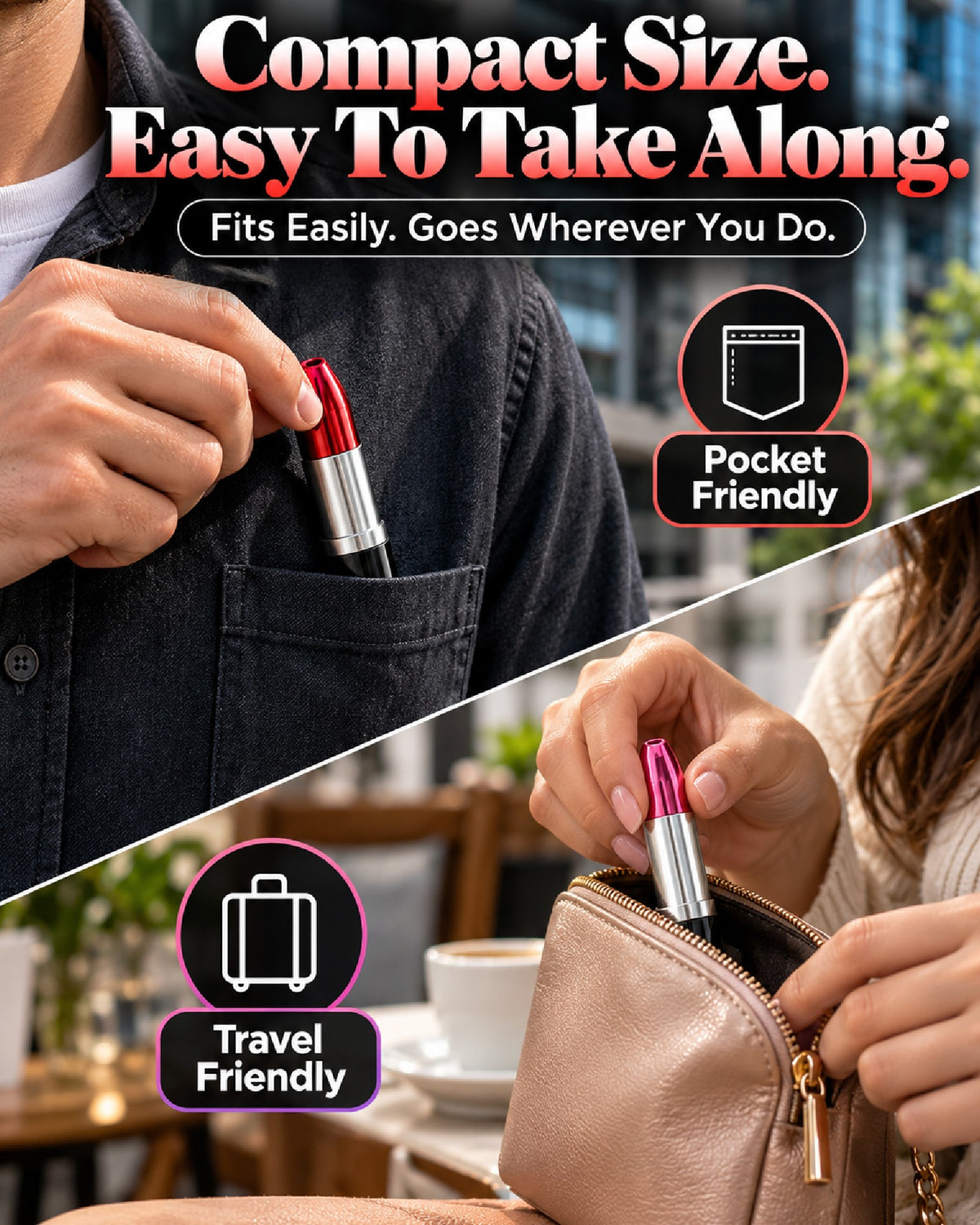 ComfortCornerUs™ LipLush Stylish Alloy Pocket Tool