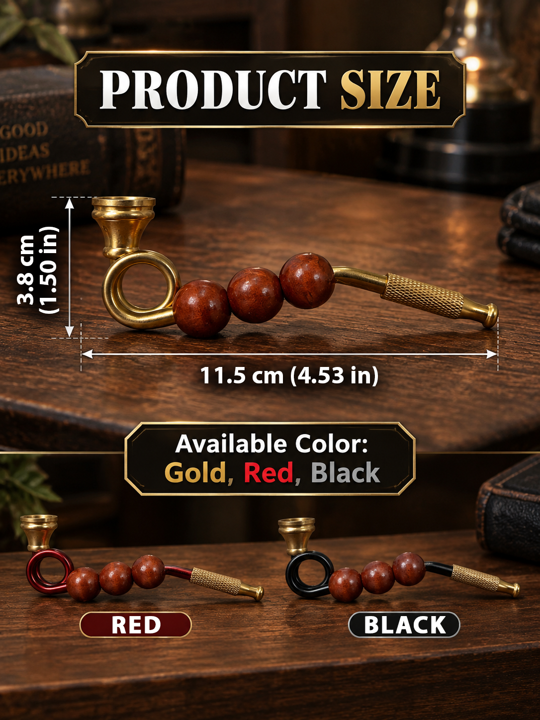 ComfortCornerUs™ LoopCraft Wooden Bead Alloy Pocket Tool