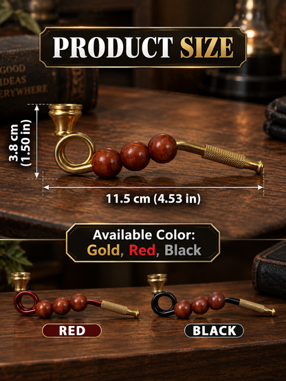 ComfortCornerUs™ LoopCraft Wooden Bead Alloy Pocket Tool