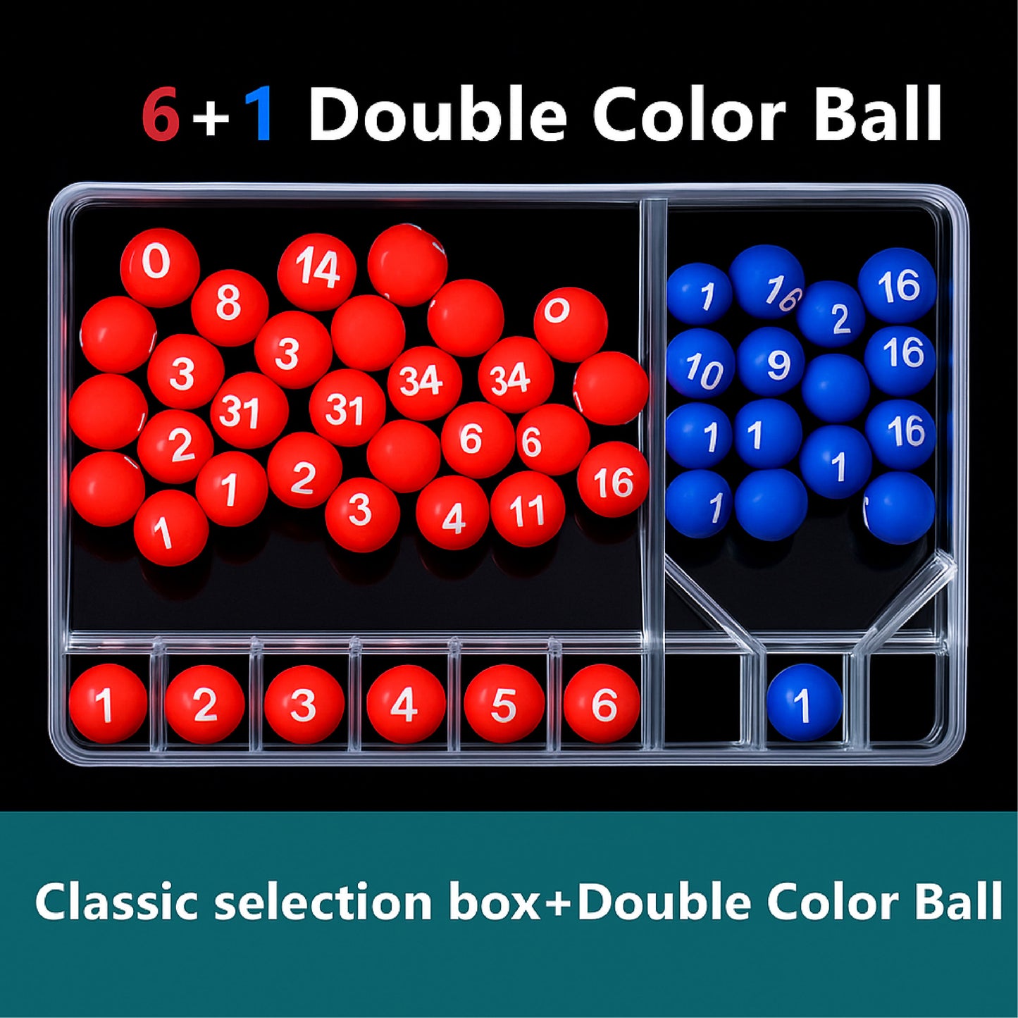 ComfortCornerUs™ LottoShake Random Number Picker