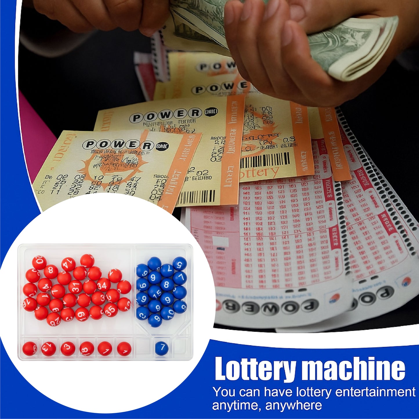 ComfortCornerUs™ LottoShake Random Number Picker