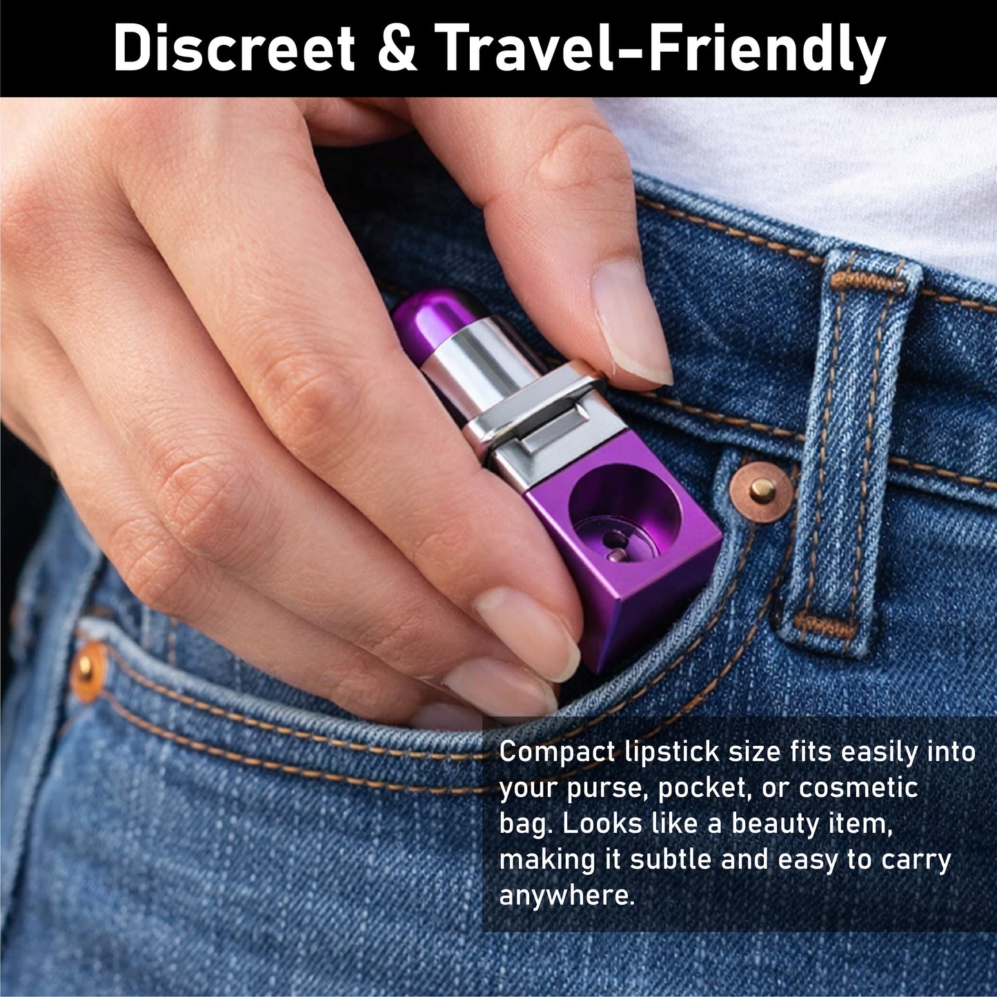ComfortCornerUs™ LuxeStick Alloy Lipstick Pod