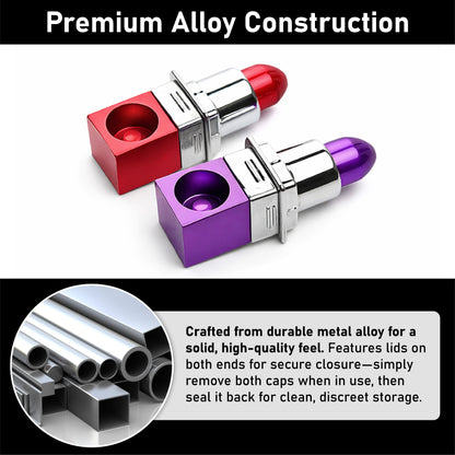 ComfortCornerUs™ LuxeStick Alloy Lipstick Pod
