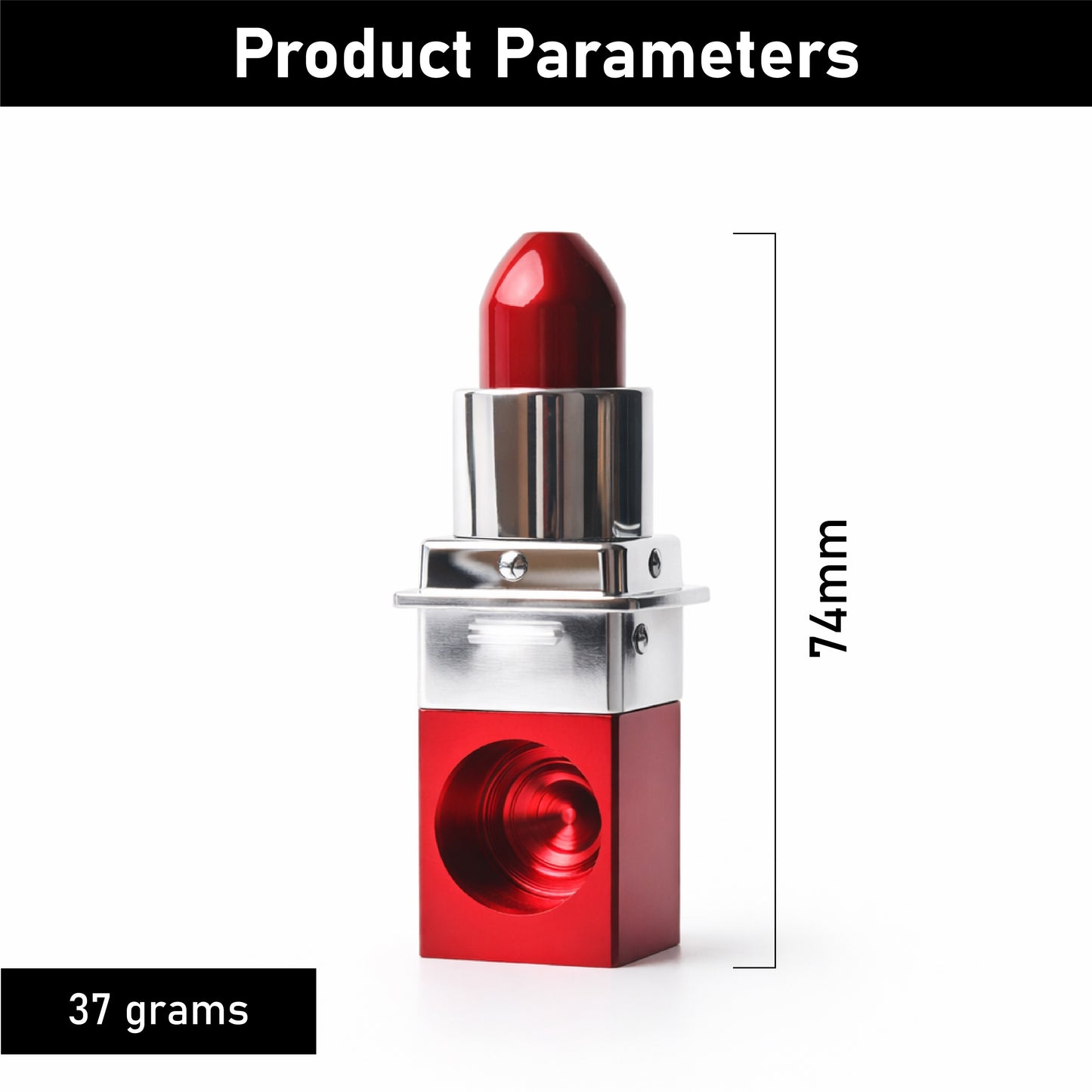ComfortCornerUs™ LuxeStick Alloy Lipstick Pod