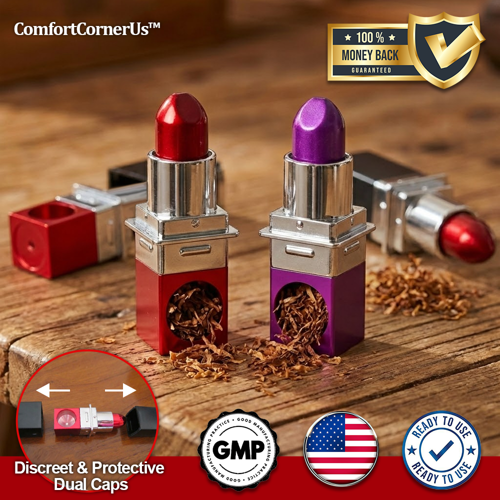 ComfortCornerUs™ LuxeStick Alloy Lipstick Pod