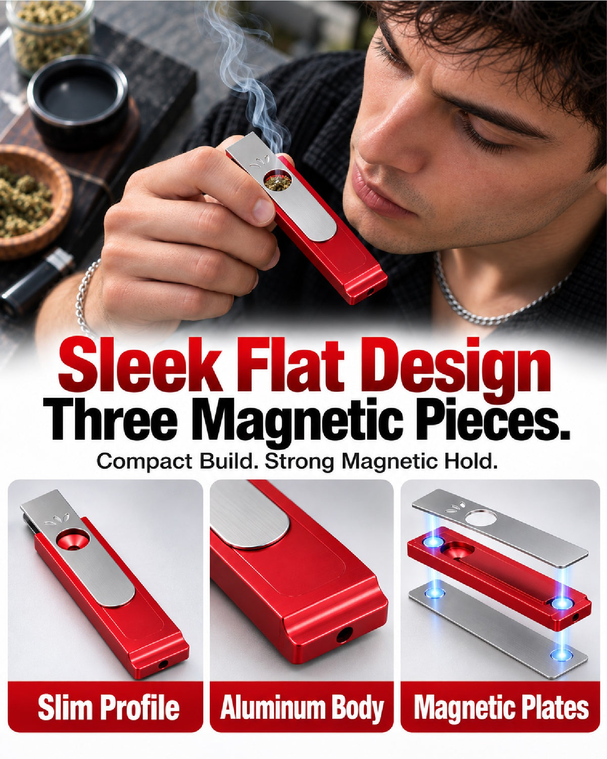 ComfortCornerUs™ MagSlide 3-Piece Slim Alloy Pocket Tool