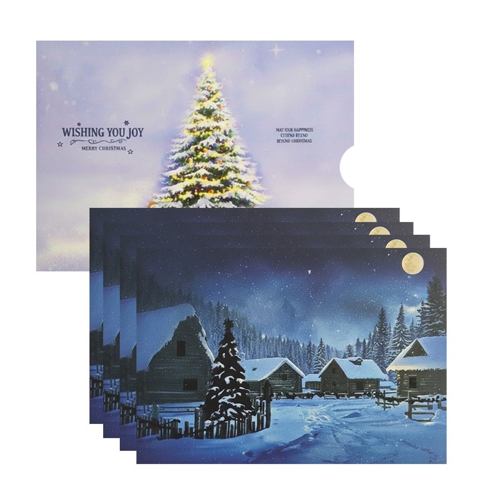 🔥TikTok Hot Sellers- ComfortCornerUs™ MagicGlow Heat-Activated Christmas Card
