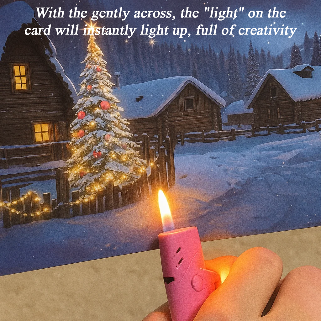 🔥TikTok Hot Sellers- ComfortCornerUs™ MagicGlow Heat-Activated Christmas Card