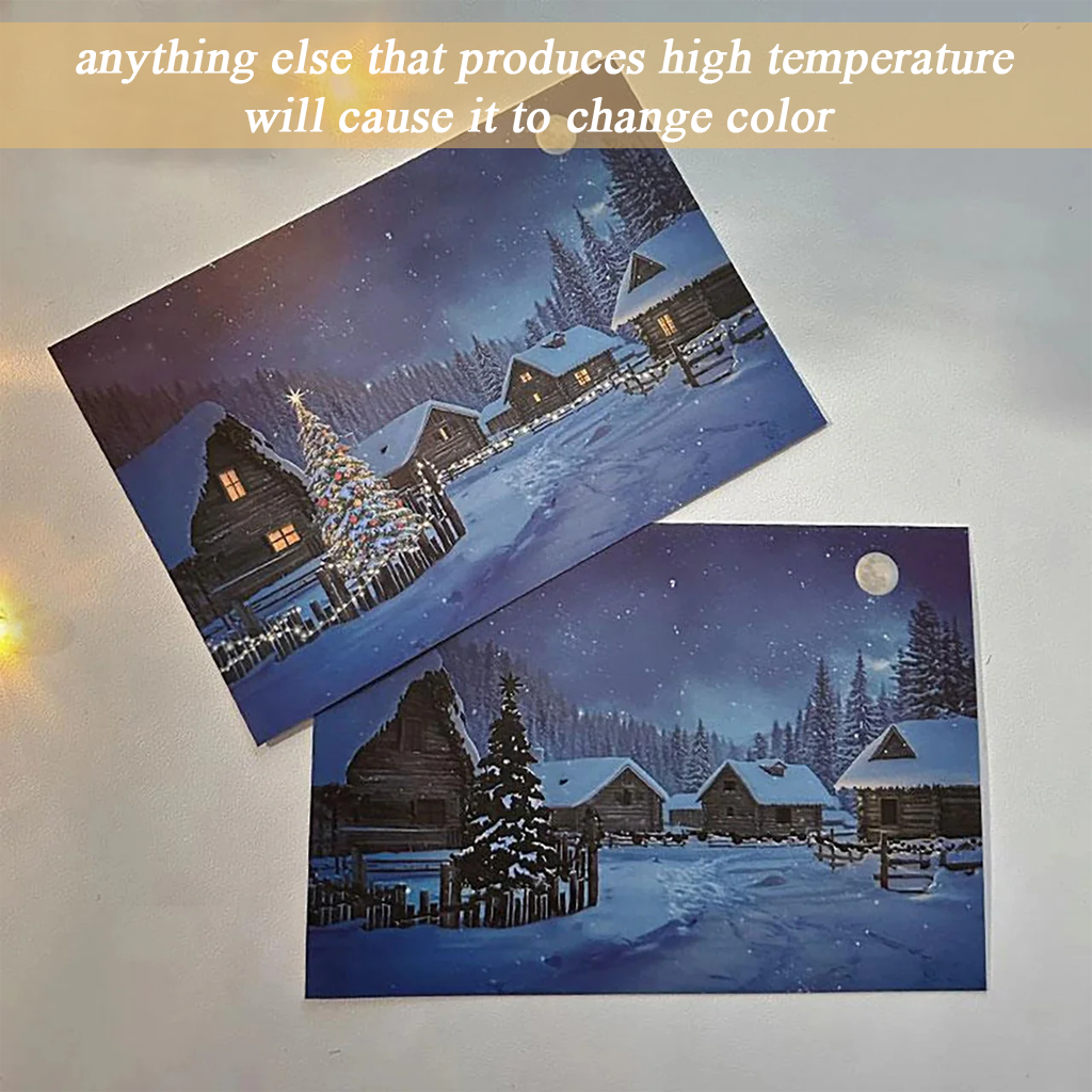 🔥TikTok Hot Sellers- ComfortCornerUs™ MagicGlow Heat-Activated Christmas Card
