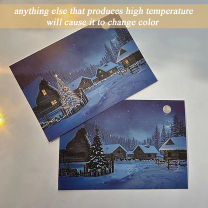 🔥TikTok Hot Sellers- ComfortCornerUs™ MagicGlow Heat-Activated Christmas Card