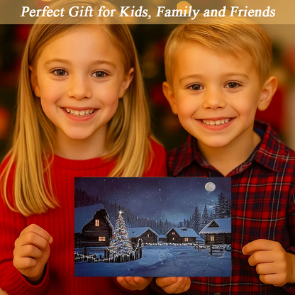 🔥TikTok Hot Sellers- ComfortCornerUs™ MagicGlow Heat-Activated Christmas Card