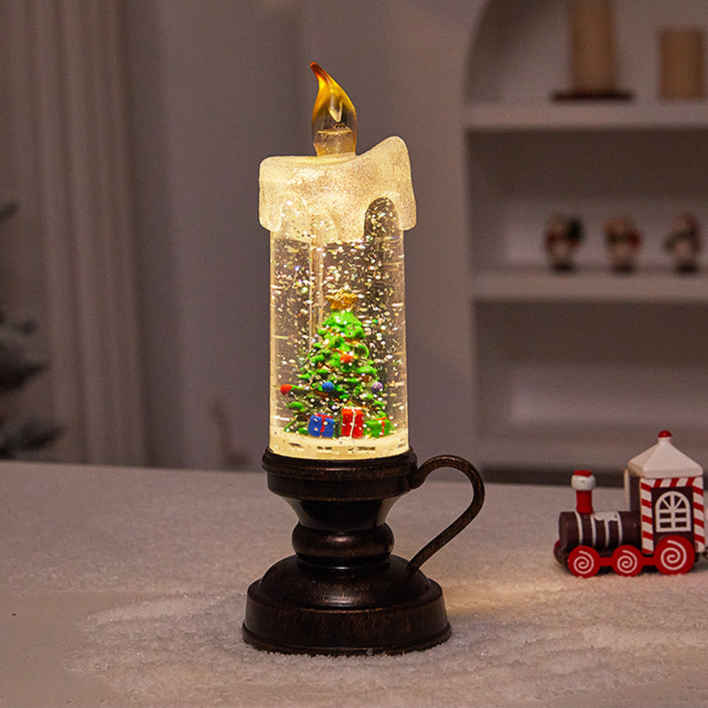 ComfortCornerUs™ MerryLight Holiday Lantern Candle