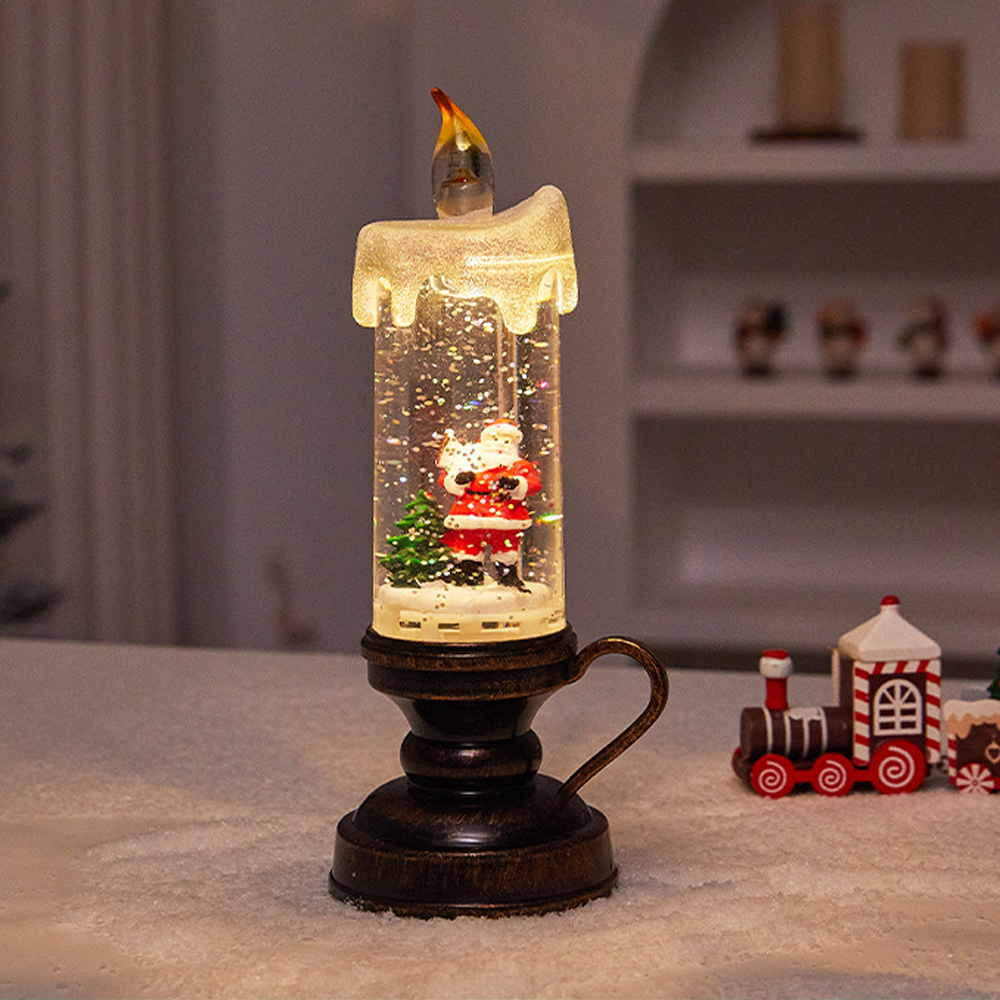 ComfortCornerUs™ MerryLight Holiday Lantern Candle