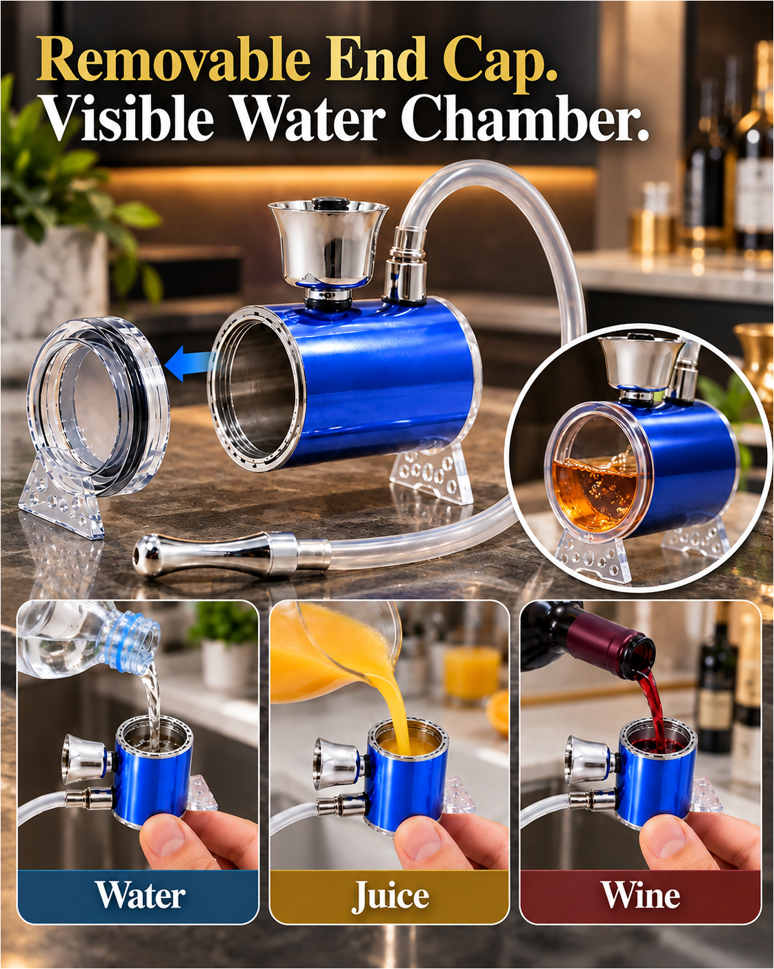 ComfortCornerUs™ MiniBarrel Alloy Water Chamber Tool