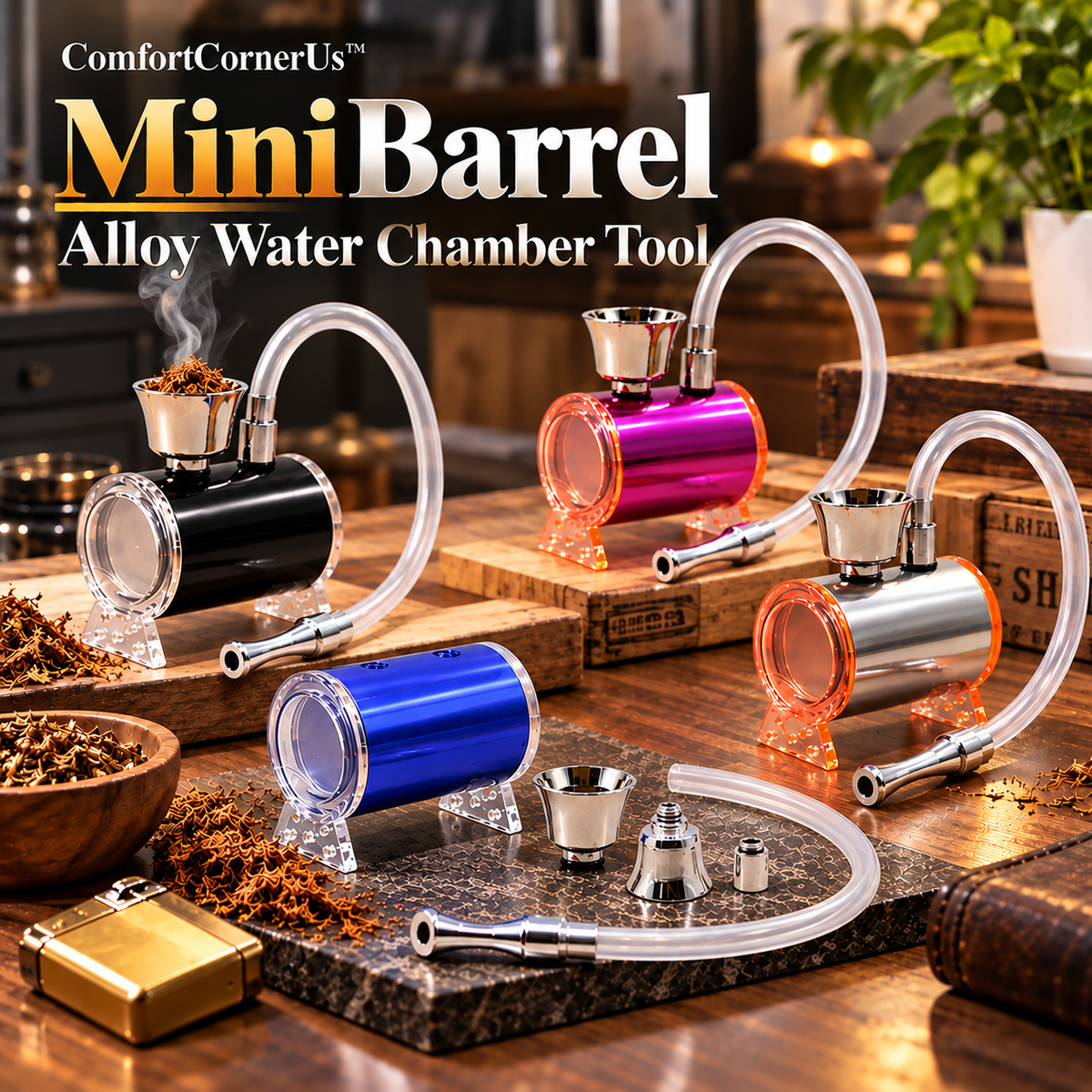 ComfortCornerUs™ MiniBarrel Alloy Water Chamber Tool