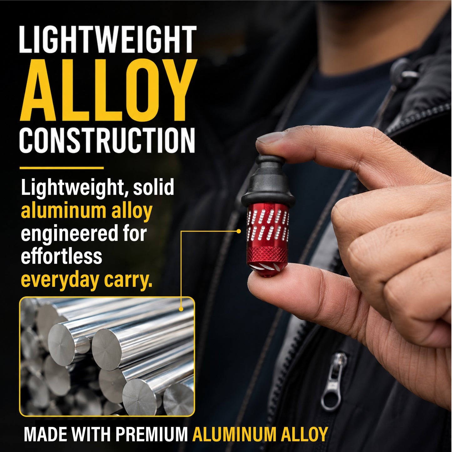 ComfortCornerUs™ MiniVault Pocket Alloy Capsule